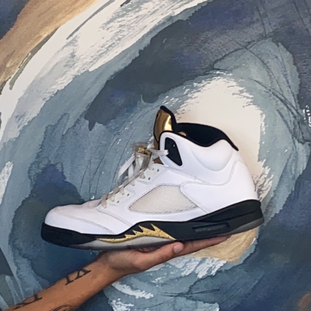 Air Jordan 5 Retro Gold Coin, Size 14